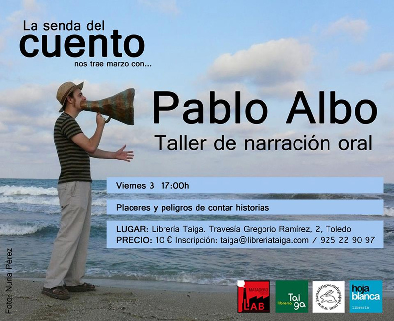Cartel Senda taller marzo 2017 Pablo Albo