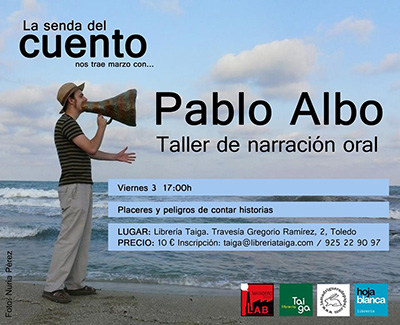 Cartel Senda taller marzo 2017 Pablo Albo