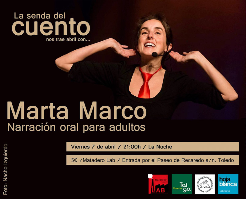 Cartel Senda general abril 2017 Marta Marco