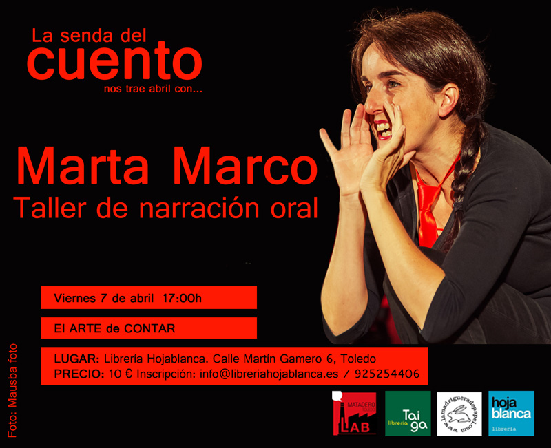Cartel Senda taller abril 2017 Marta Marco