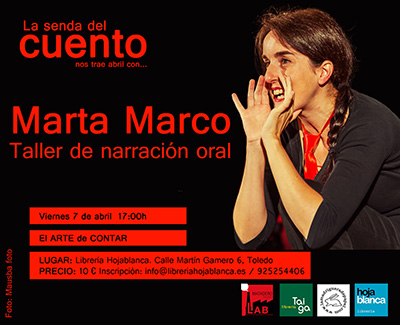 Cartel Senda general abril 2017 Marta Marco