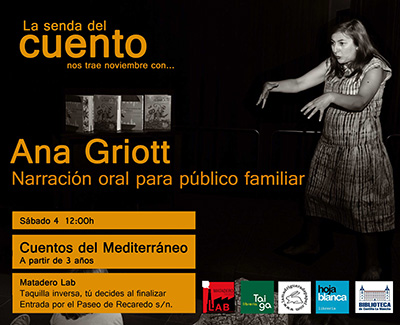 Cartel Senda familiar noviembre 2017 Ana Griott