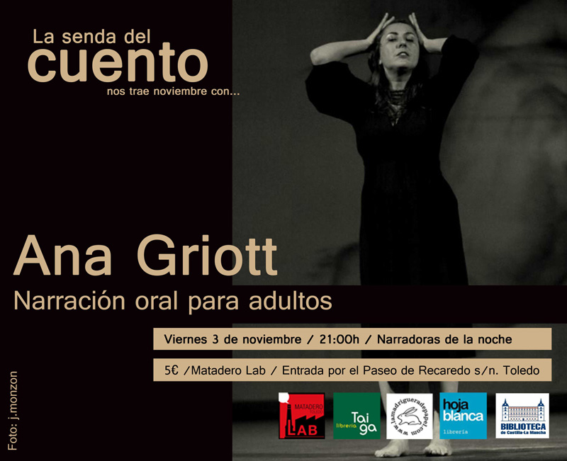 Cartel Senda general noviembre 2017 Ana Griott