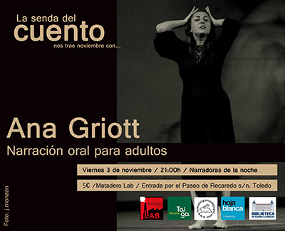 Cartel Senda general noviembre 2017 Ana Griott