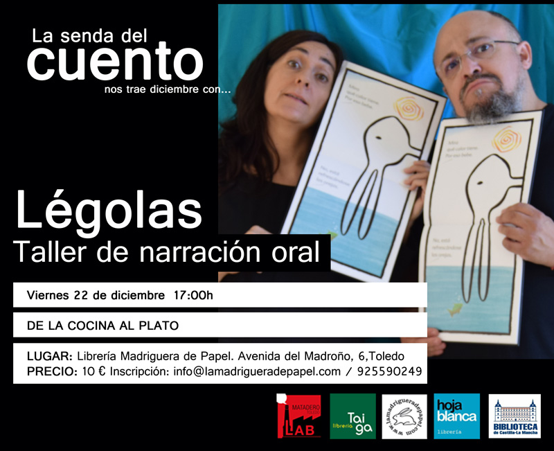 Cartel Senda taller diciembre 2017 Légolas