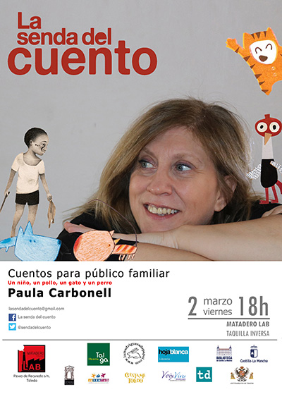 Cartel Senda familiar marzo 2018 Paula Carbonell