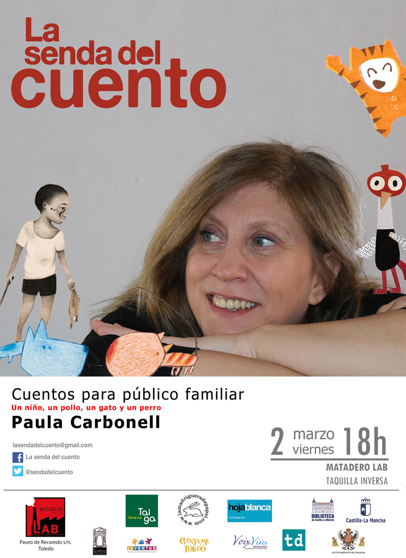 Cartel Senda familiar marzo 2018 Paula Carboell