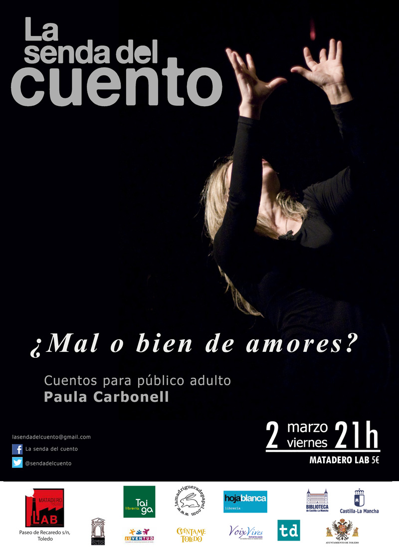 Cartel Senda general marzo 2018 Paula Carboell