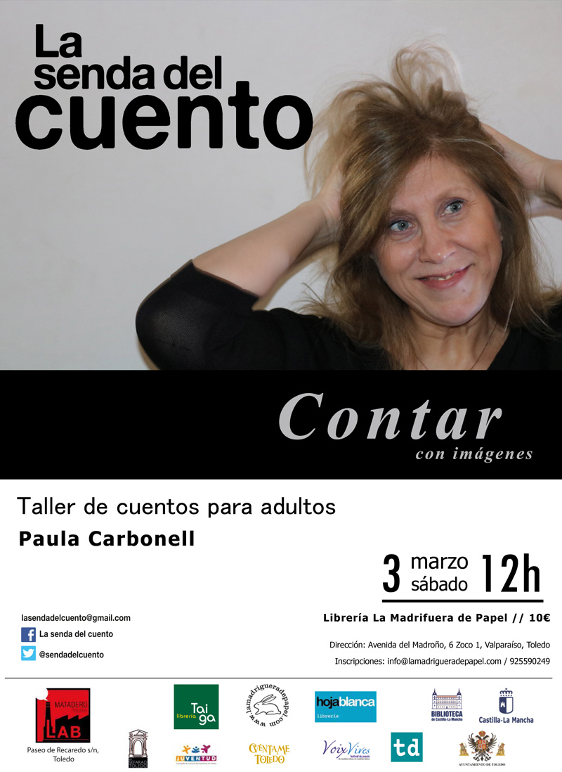 Cartel Senda taller marzo 2018 Paula Carboell