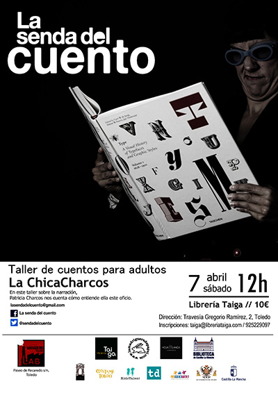 Cartel Senda taller abril 2018 La Chica Charcos