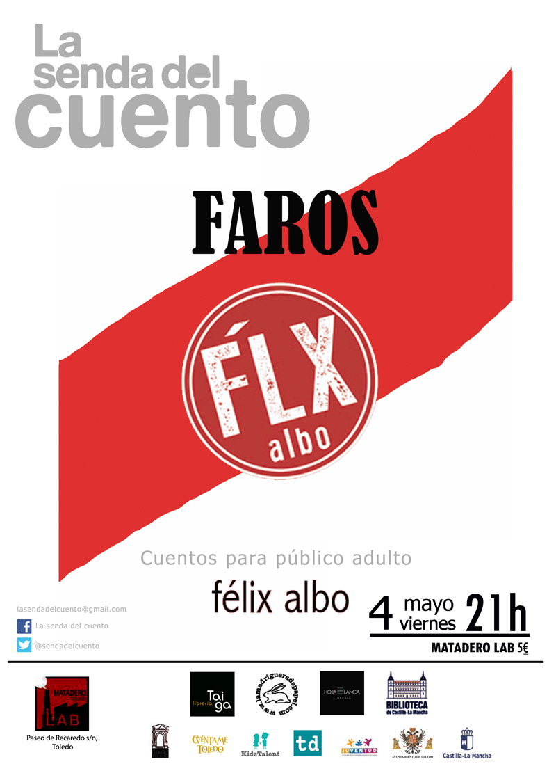 Cartel Senda general mayo 2018 Félix Albo