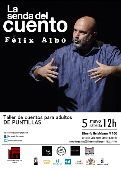 Cartel Senda taller mayo 2018 Félix Albo