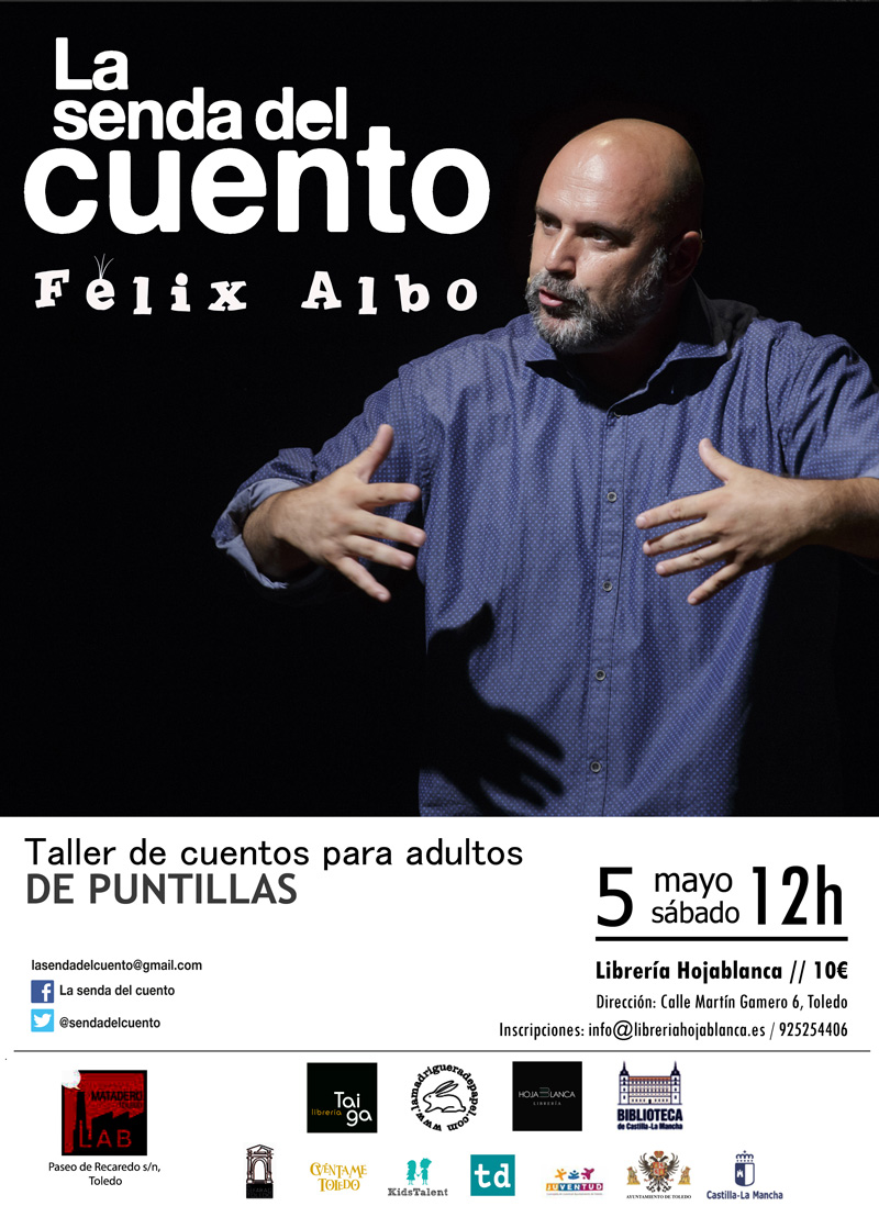 Cartel Senda taller mayo 2018 Félix Albo