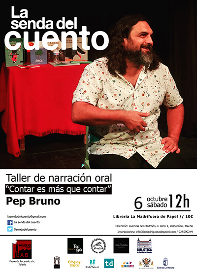 Cartel Senda Taller octubre 2018 Pep Bruno