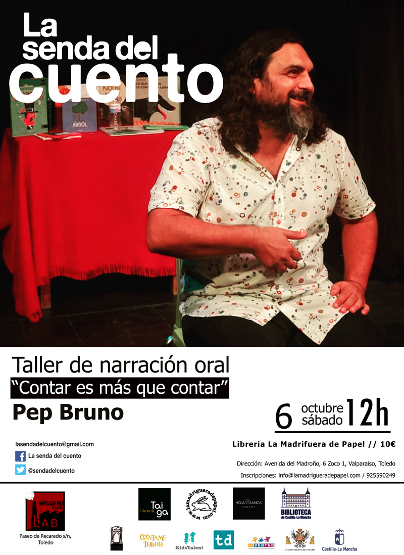 Cartel Senda taller octubre 2018 Pep Bruno