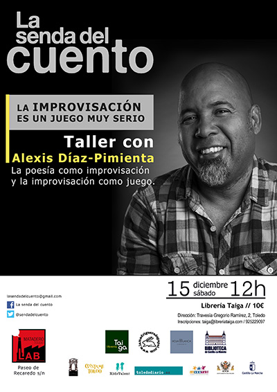 Cartel Senda taller diciembre 2018 Alexis Díaz-Pimienta
