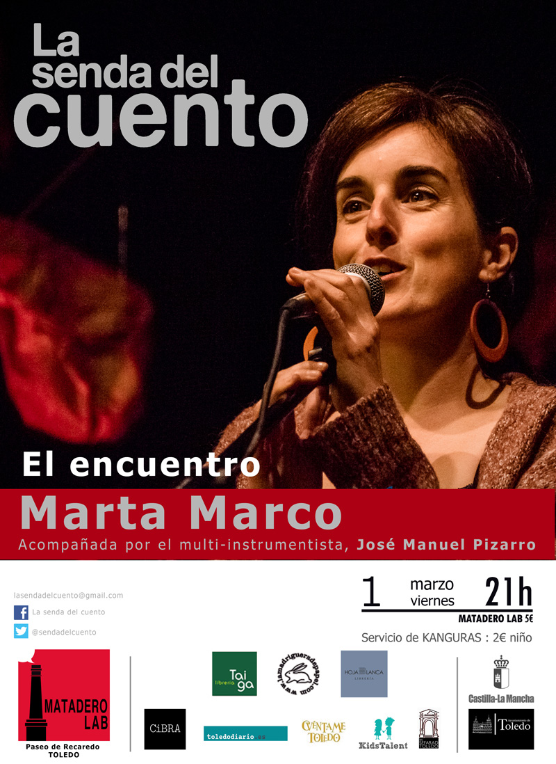 Cartel Senda general marzo 2019 Marta Marco