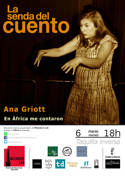 Cartel Senda familiar marzo 2020 Ana Griott