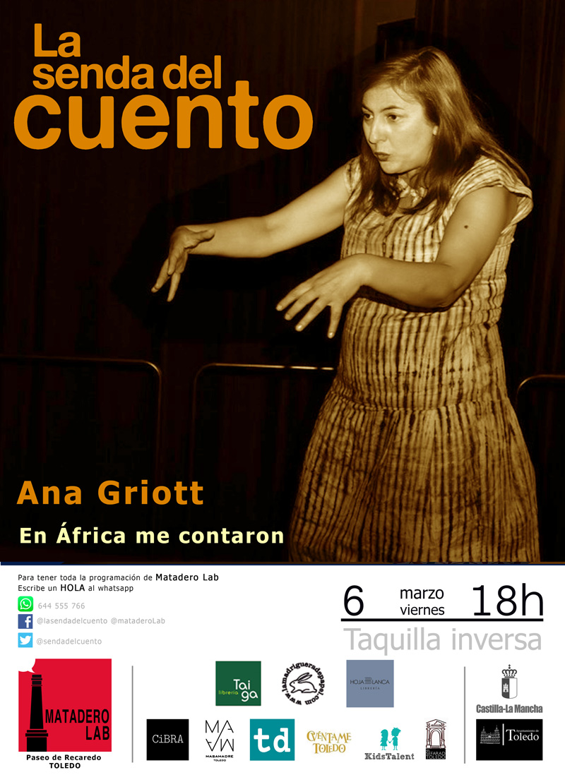 Cartel Senda familiar marzo 2020 Ana Griott
