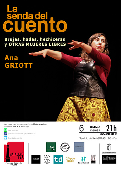 Cartel Senda general marzo 2020 Ana Griott