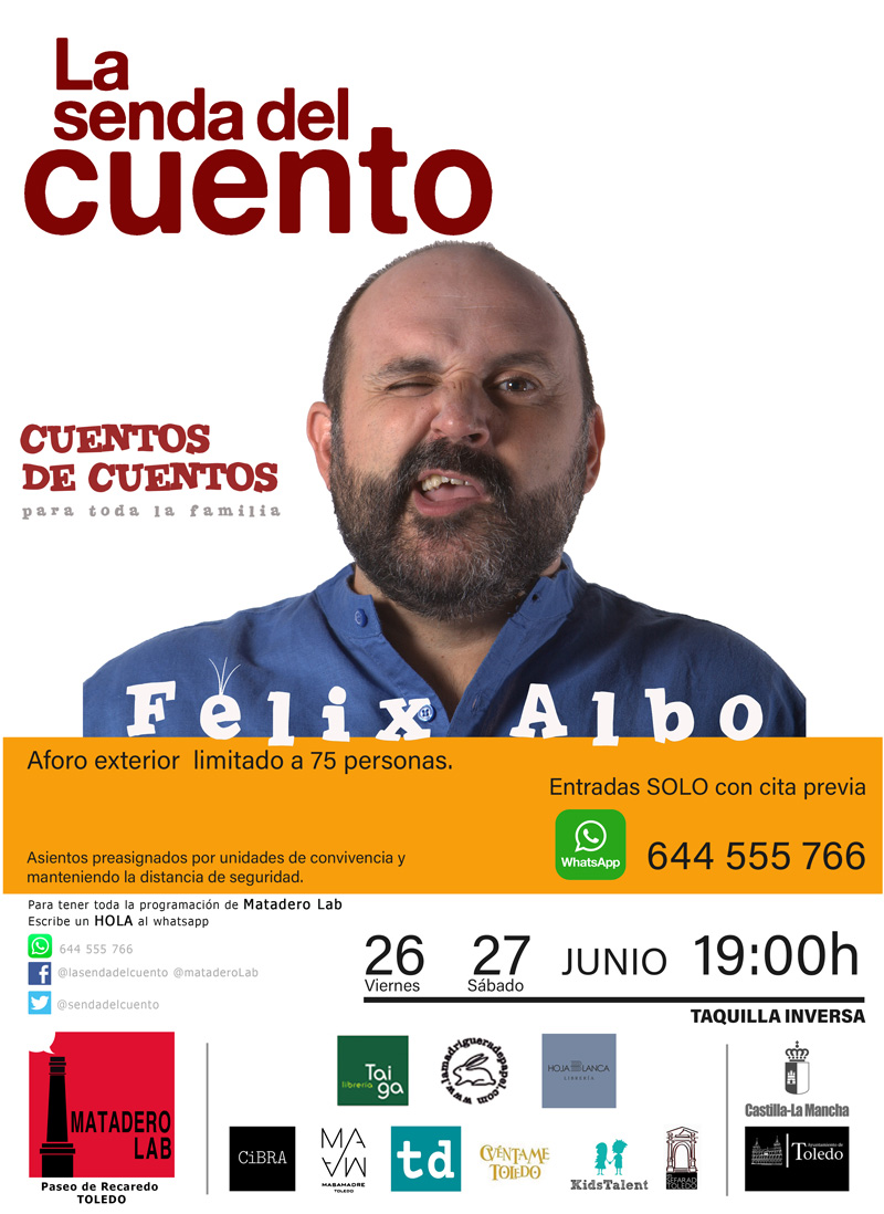 Cartel Senda familiar junio 2020 Félix Albo