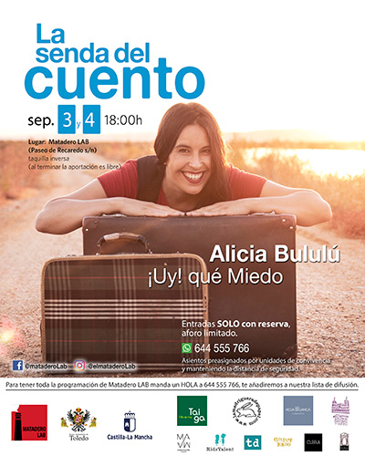 Cartel Senda familiar septiembre 2020 Alicia Bululu