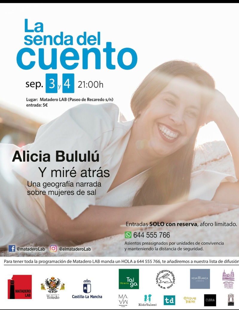 Cartel Senda general septiembre 2020 Alicia Bululu