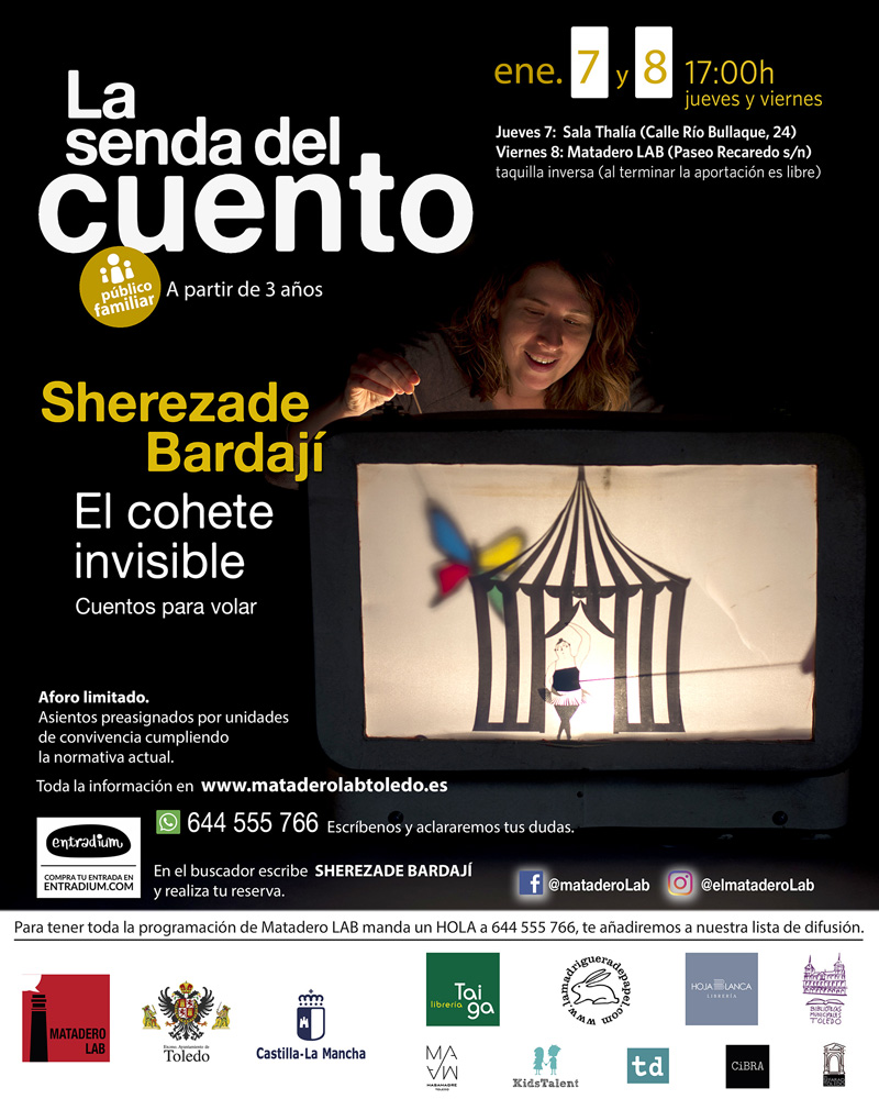 Cartel Senda familiar enero 2021 Sherezade Bardají