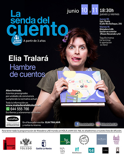 Cartel Senda familiar febrero 2021 Elia Tralará