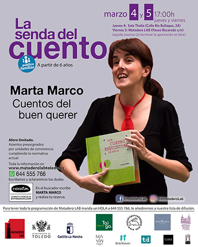 Cartel Senda familiar marzo 2021 Marta Marco