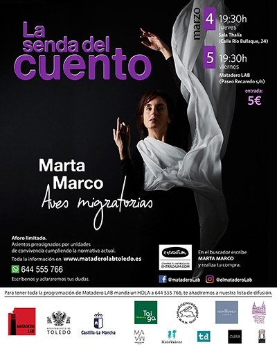 Cartel Senda general marzo 2021 Marta Marco