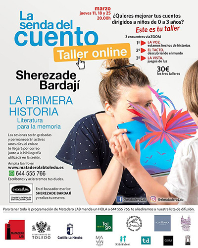 Cartel Senda taller marzo 2021 Sherezade Bardají