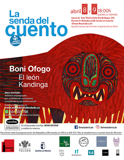 Cartel Senda familiar abril 2021 Boni Ofogo