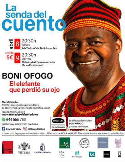 Cartel Senda general abril 2021 Boni Ofogo