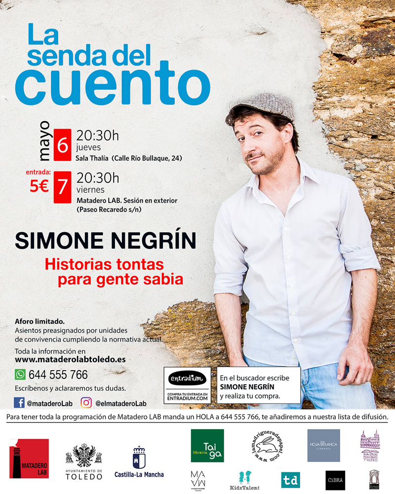 Cartel Senda general junio 2021 Simone Negrín