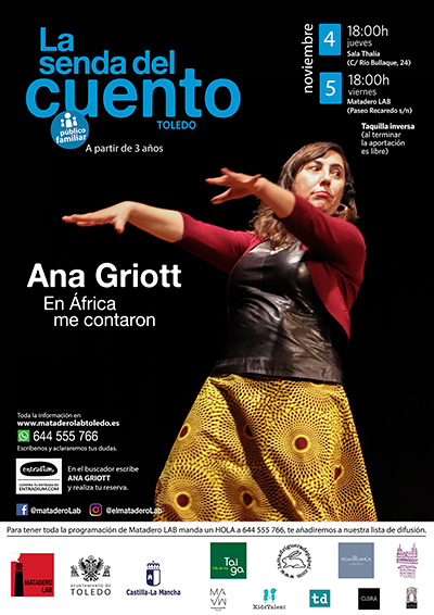 Cartel Senda familiar noviembre 2021 Ana Griott
