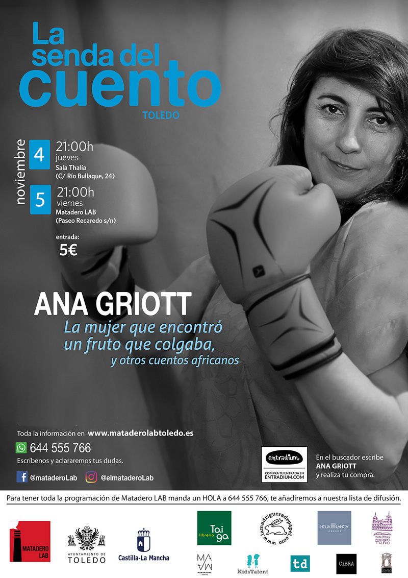 Cartel Senda general noviembre 2021 Ana Griott