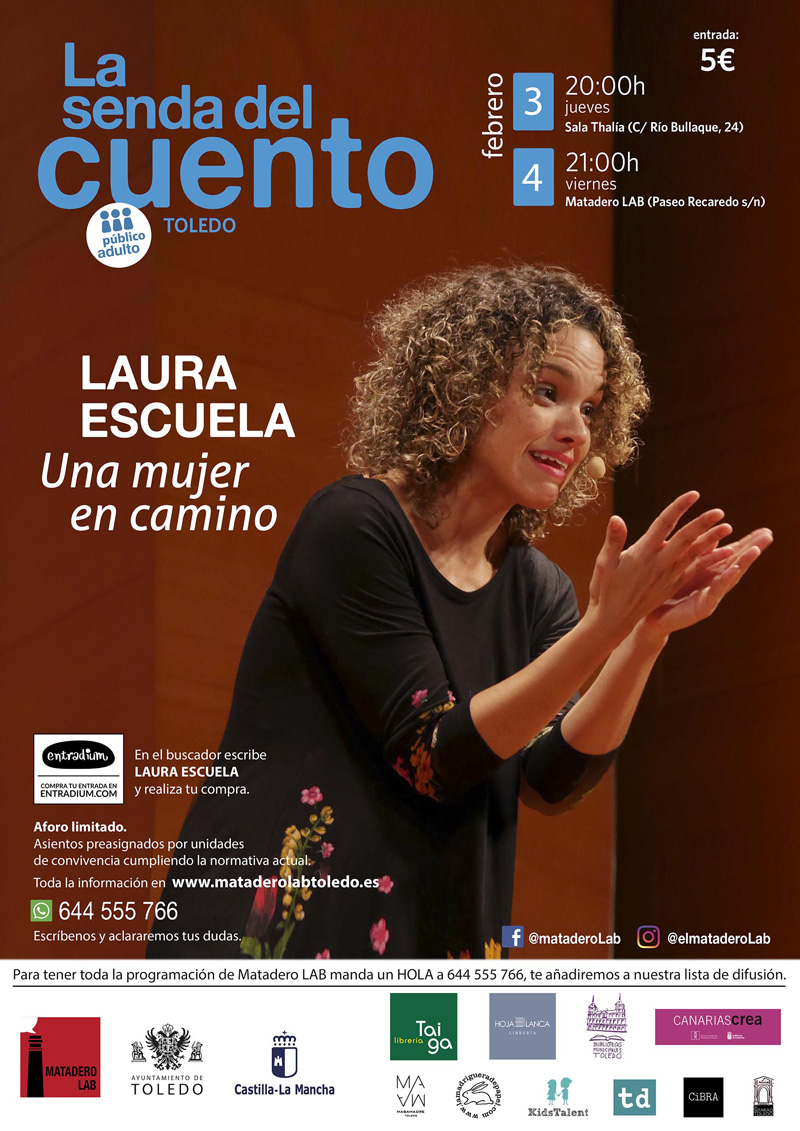 Cartel Senda general febrero 2022 Laura Escuela