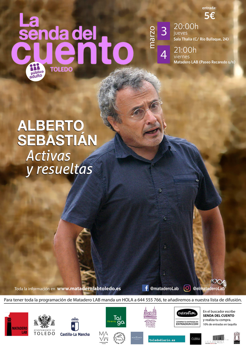 Cartel Senda familiar marzo 2022 Alberto Sebastián
