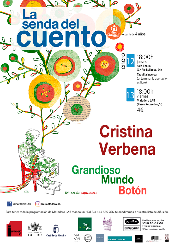 Cartel Senda familiar enero 2023 Cristina Verbena