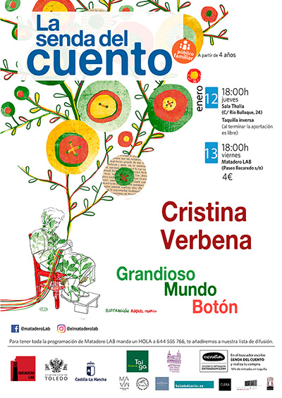 Cartel Senda familiar enero 2023 Cristina Verbena