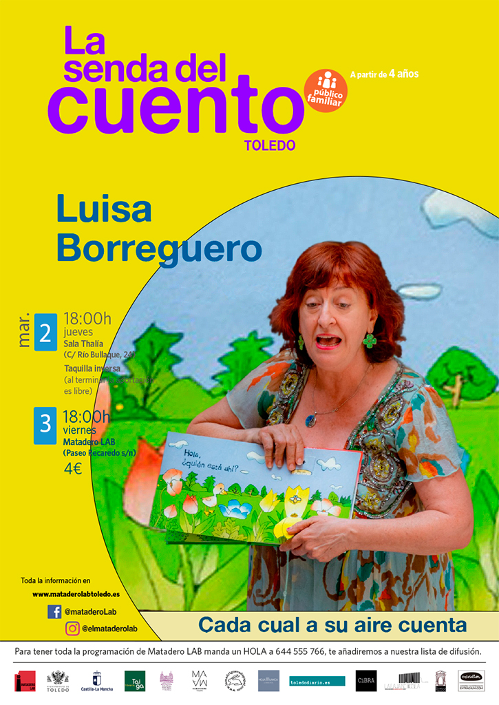 Cartel Senda familiar marzo 2023 Luisa Borreguero