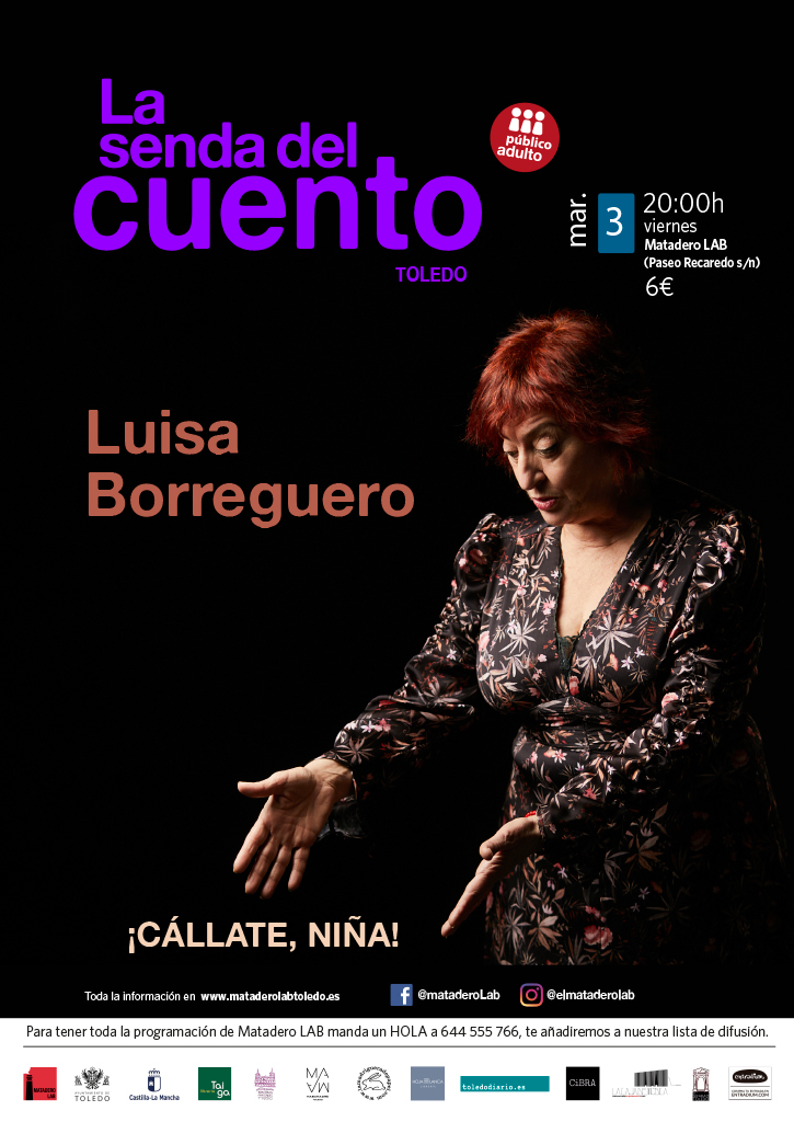 Cartel Senda general marzo 2023 Luisa Borreguero