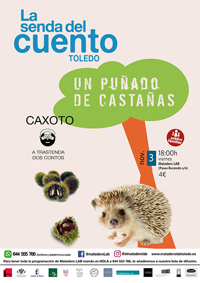 Cartel Senda familiar noviembre 2023 Caxoto