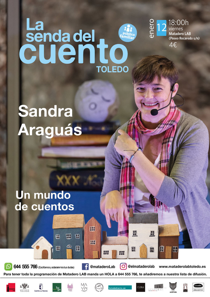 Cartel Senda familiar enero 2024 Sandra Araguás
