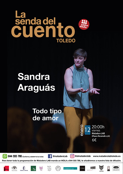 Cartel Senda general enero 2024 Sandra Araguás