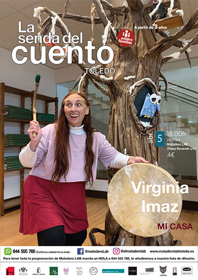 Cartel Senda familiar abril 2024 Virginia Imaz