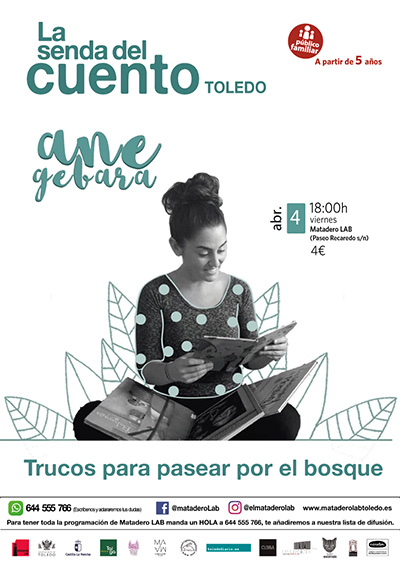Cartel Senda familiar abril 2025 Ane Gebara