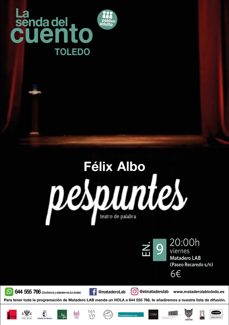 Cartel Senda general enero 2026 Félix Albo