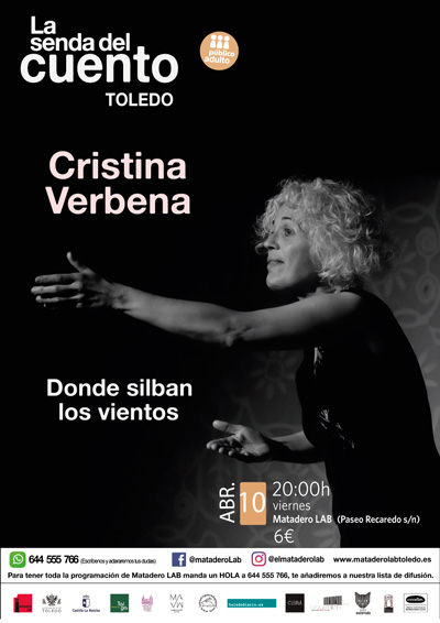 Cartel Senda familiar abril 2026 Cristina Verbena